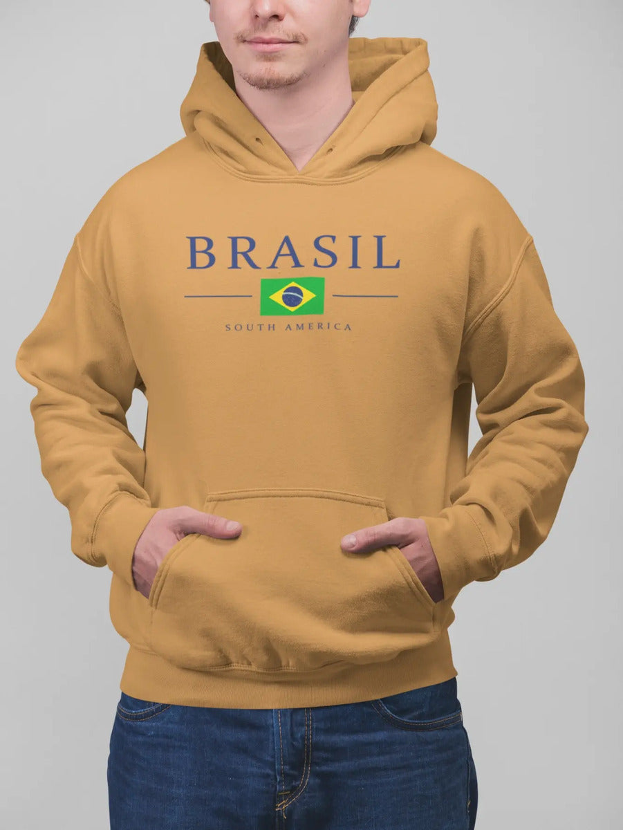 Moletom Canguru Estampado Brasil South América Copa