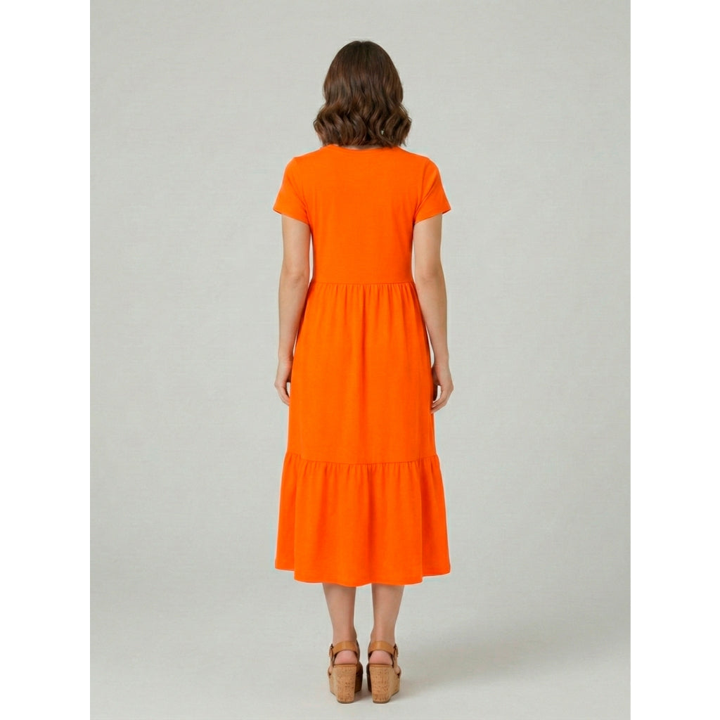 Vestido Midi Três Marias Feminino Aveloz de Algodão Estampa Onça Pintada Animal Print