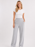 Calça Moletom Feminina Flow Aveloz Cinza