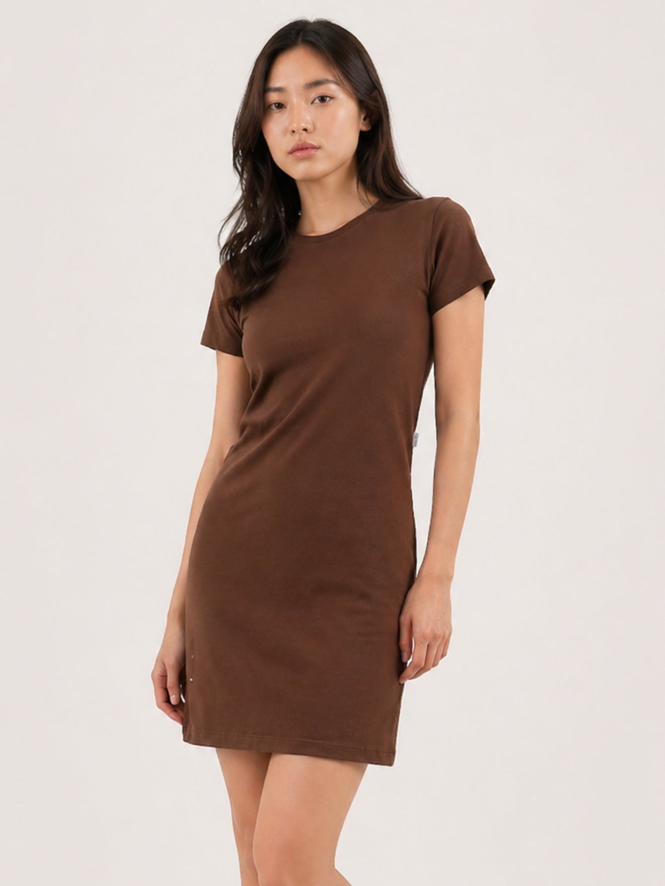 Vestido T-shirt Camisetão Aveloz Marrom