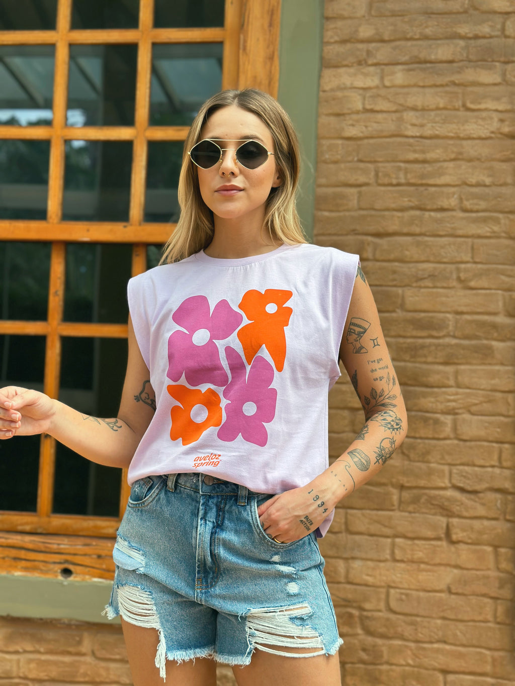 Regata Aveloz Muscle Tee Spring-Lavanda