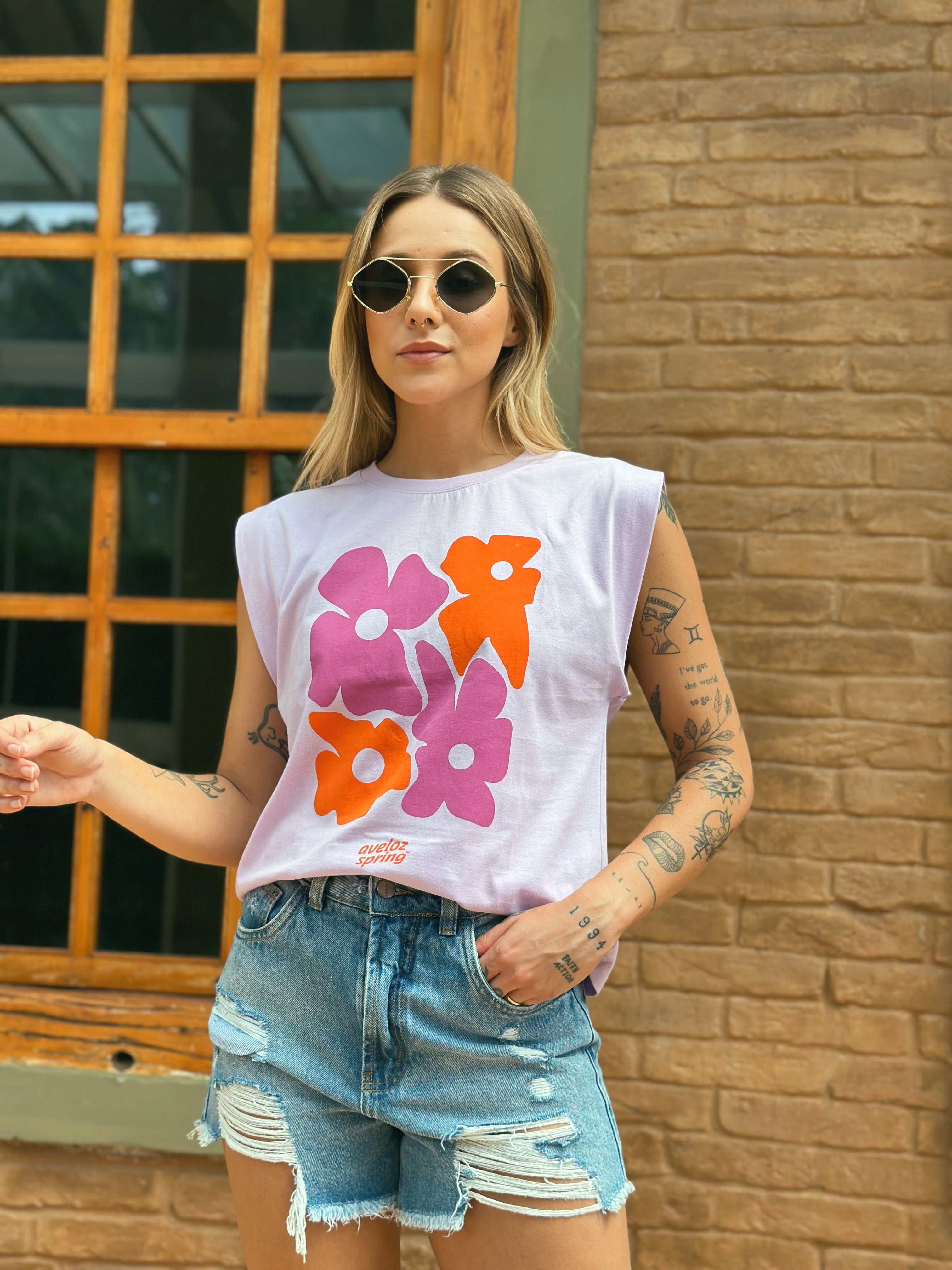 Regata Aveloz Muscle Tee Spring-Lavanda