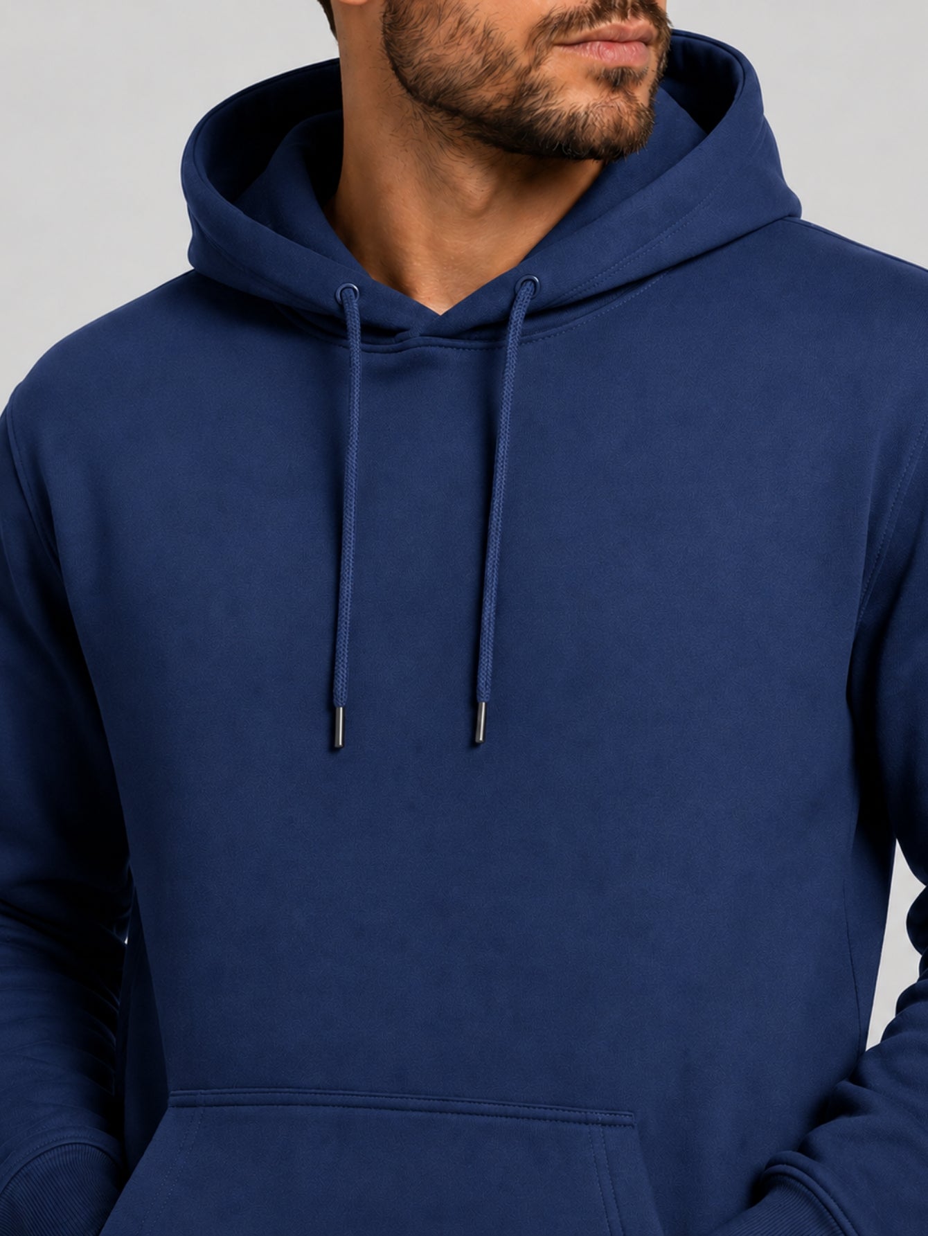 Moletom Masculino Aveloz Canguru Básico Azul Marinho