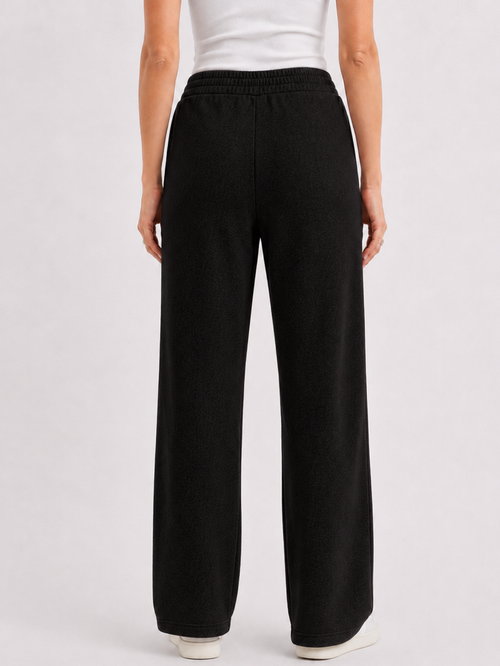 Calça Moletom Feminina Flow Aveloz Preta