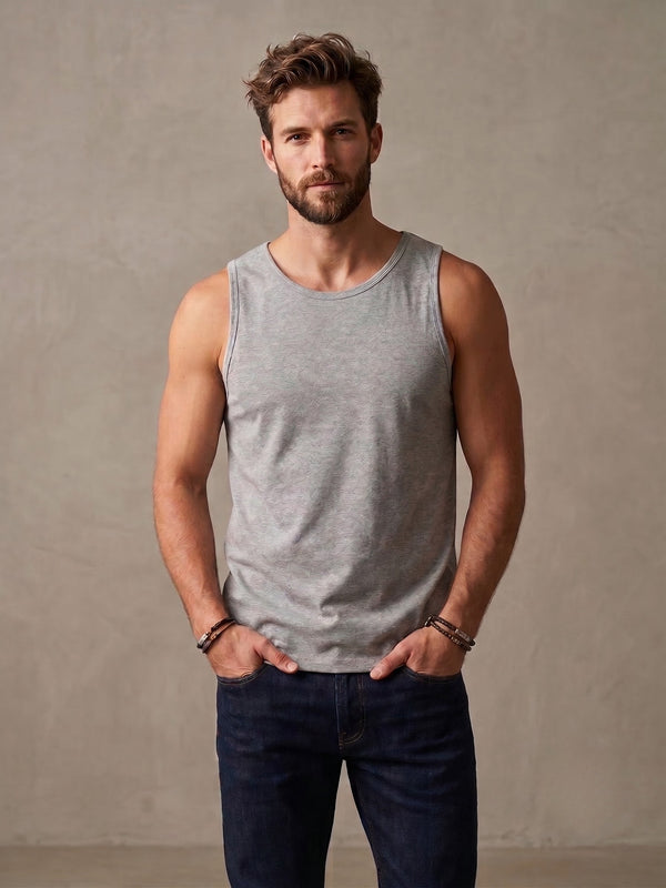 Camiseta Aveloz Regata Masculina Cinza