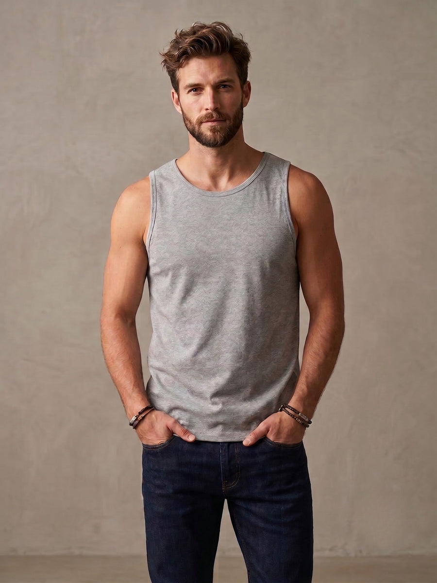 Camiseta Aveloz Regata Masculina Cinza