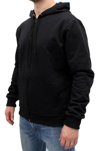 Moletom Aveloz Zíper Preto Preto