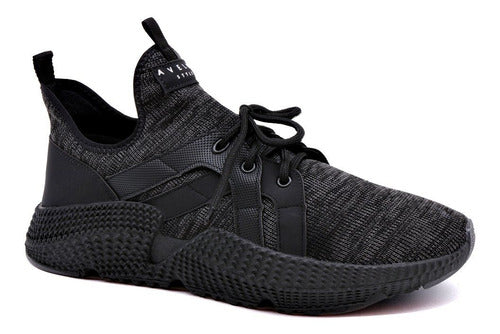 Tênis Aveloz Sneaker Jet Preto Preto